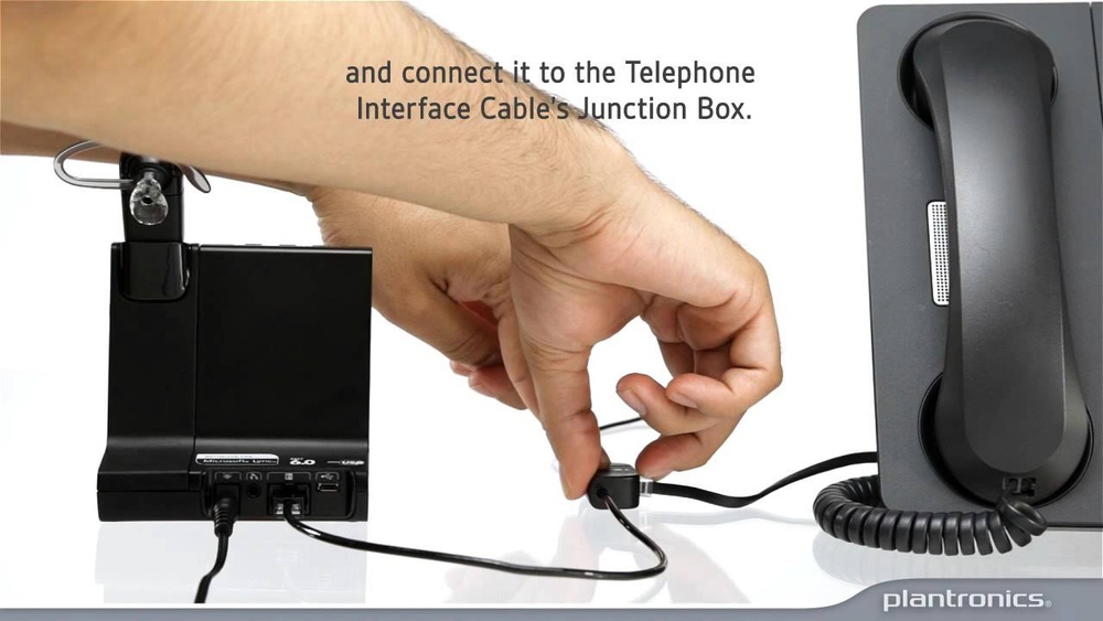 How To Connect Plantronics Headset To Desk Phone