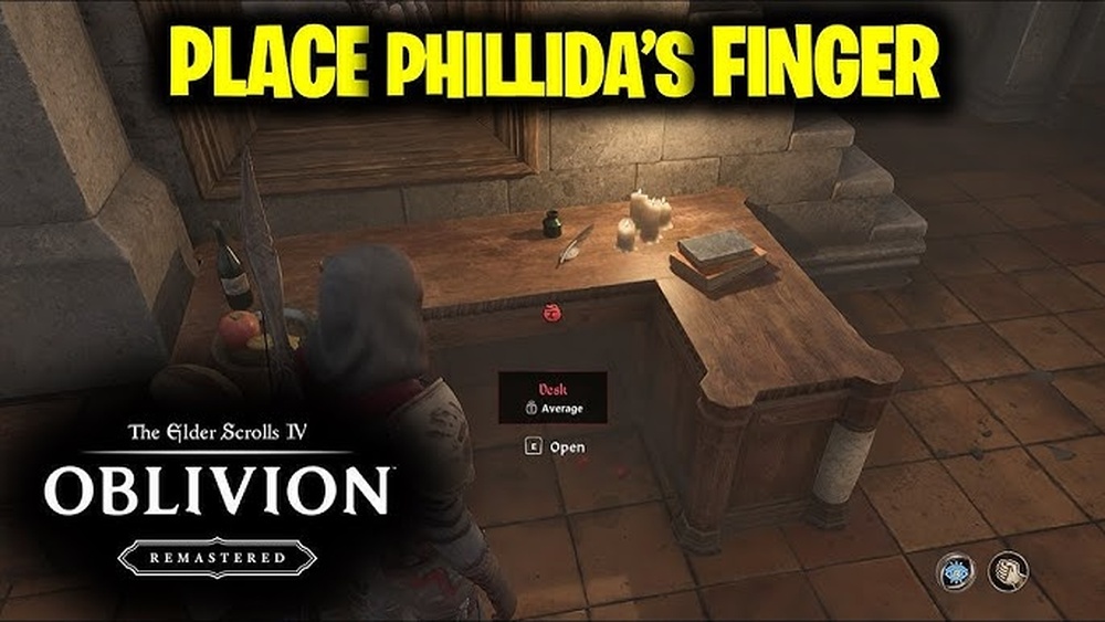 How To Plant Finger In Desk Oblivion
